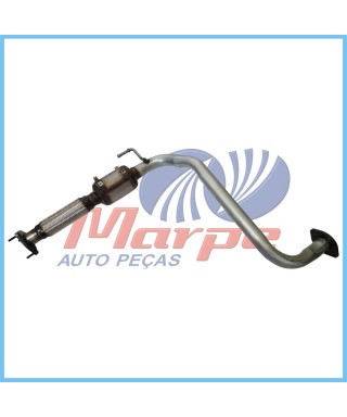 CANO ESCAPAMENTO INTERMEDIARIO NOVA S10 2012/2016 MOTOR 2.4 FLEX COM CATALIZADOR